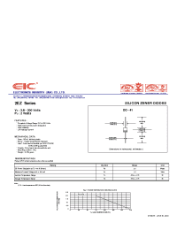 Datasheet 2EZ3.6D5 производства EIC