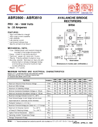 Datasheet ABR3501 производства EIC