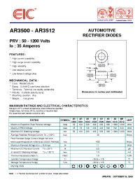 Datasheet AR3500 производства EIC