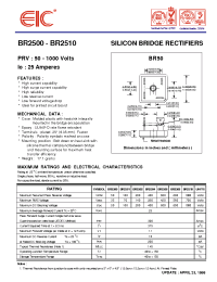 Datasheet BR2502 производства EIC