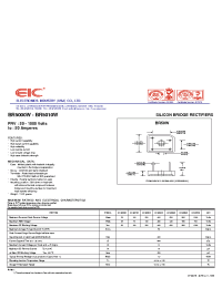 Datasheet BR5000W производства EIC