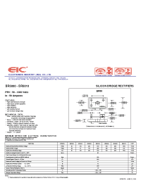 Datasheet BR5006 производства EIC