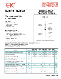 Datasheet HVR140 manufacturer EIC