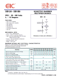 Datasheet SB120 производства EIC