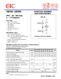 Datasheet SBO60 производства EIC