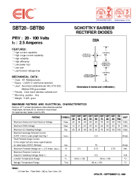 Datasheet SBT50 производства EIC