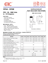 Datasheet SR3A manufacturer EIC