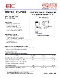 Datasheet STUP013 manufacturer EIC