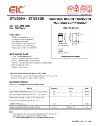 Datasheet STUS030 manufacturer EIC