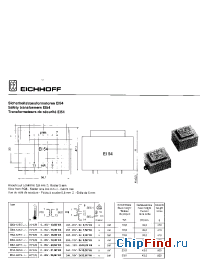 Datasheet E154-32A manufacturer Eichhoff