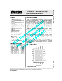 Datasheet EL1503CL-T13 производства Elantec
