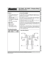Datasheet EL1504C производства Elantec