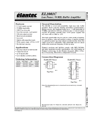 Datasheet EL2001C производства Elantec