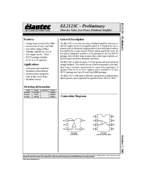 Datasheet EL2125CN производства Elantec