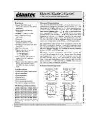 Datasheet EL2170CN производства Elantec