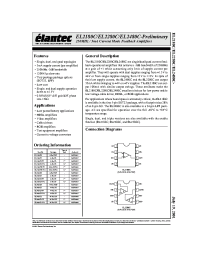 Datasheet EL2280CN производства Elantec