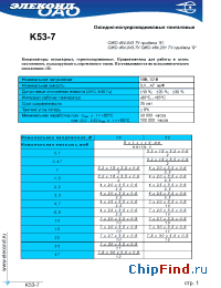 Datasheet К53-7 1,5мкФ 16В manufacturer Элеконд