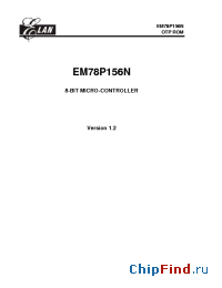 Datasheet EM78156NAS производства EMC