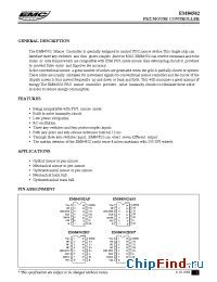 Datasheet EM84502BM manufacturer EMC