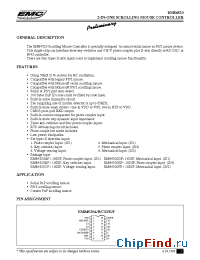 Datasheet EM84520E manufacturer EMC
