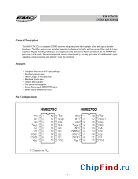 Datasheet HM9270D manufacturer EMC