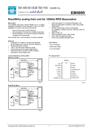 Datasheet EM4095HMSO16A производства EM Microelectronic