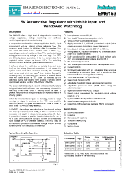 Datasheet EM6153V53 производства EM Microelectronic