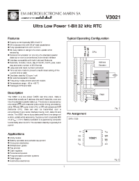 Datasheet V30218P производства EM Microelectronic