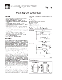 Datasheet V6175 производства EM Microelectronic