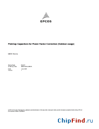 Datasheet B25671A4127A375 manufacturer EPCOS