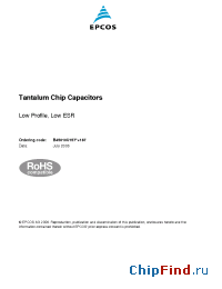 Datasheet B45010V3376K157 manufacturer EPCOS