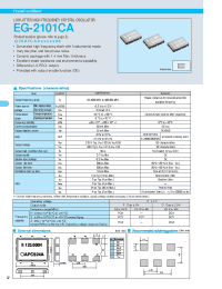 Datasheet EG-2101CA производства EPSON