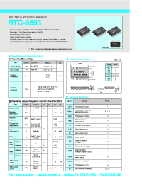 Datasheet RTC-6593 производства EPSON