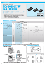 Datasheet SG-3030JF производства EPSON
