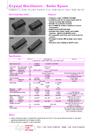 Datasheet SG-51P производства EPSON