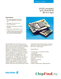Datasheet PKM4110CPINB производства Ericsson
