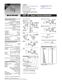 Datasheet 3296P-1-102ALF производства Неопределенные