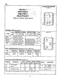 Datasheet 74H11PC производства Неопределенные