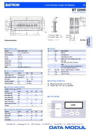 Datasheet BT22005 manufacturer Неопределенные