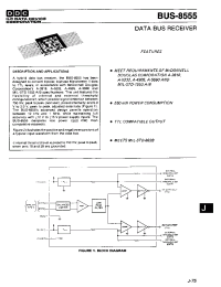 Datasheet BUS-8555-883B manufacturer Неопределенные