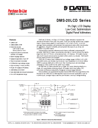 Datasheet DMS20LCD29 производства Неопределенные