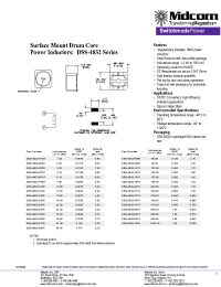 Datasheet DSS-4832-680R manufacturer Неопределенные