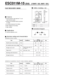Datasheet ESC011M-15 manufacturer Неопределенные
