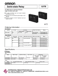 Datasheet G3TB-IAZR02P-US manufacturer Неопределенные