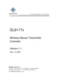 Datasheet GL911Tx производства Неопределенные