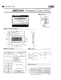 Datasheet GMD1640A производства Неопределенные