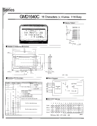 Datasheet GMD1640C производства Неопределенные
