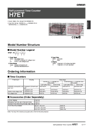 Datasheet H7ET-NFV1 manufacturer Неопределенные