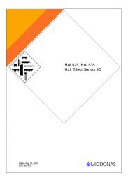 Datasheet HAL525SF-A производства Неопределенные
