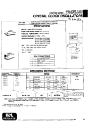 Datasheet HCM1145AD производства Неопределенные